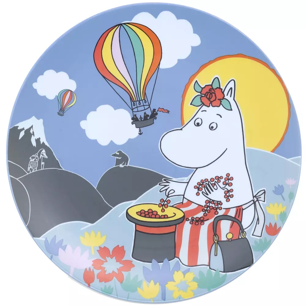 Moomin Tallerken Festligheter, 7330786063627, 6362-1, Kjøkken, Barn, Moomin, Rätt Start, Mumin Festligheter, Flat tallrik