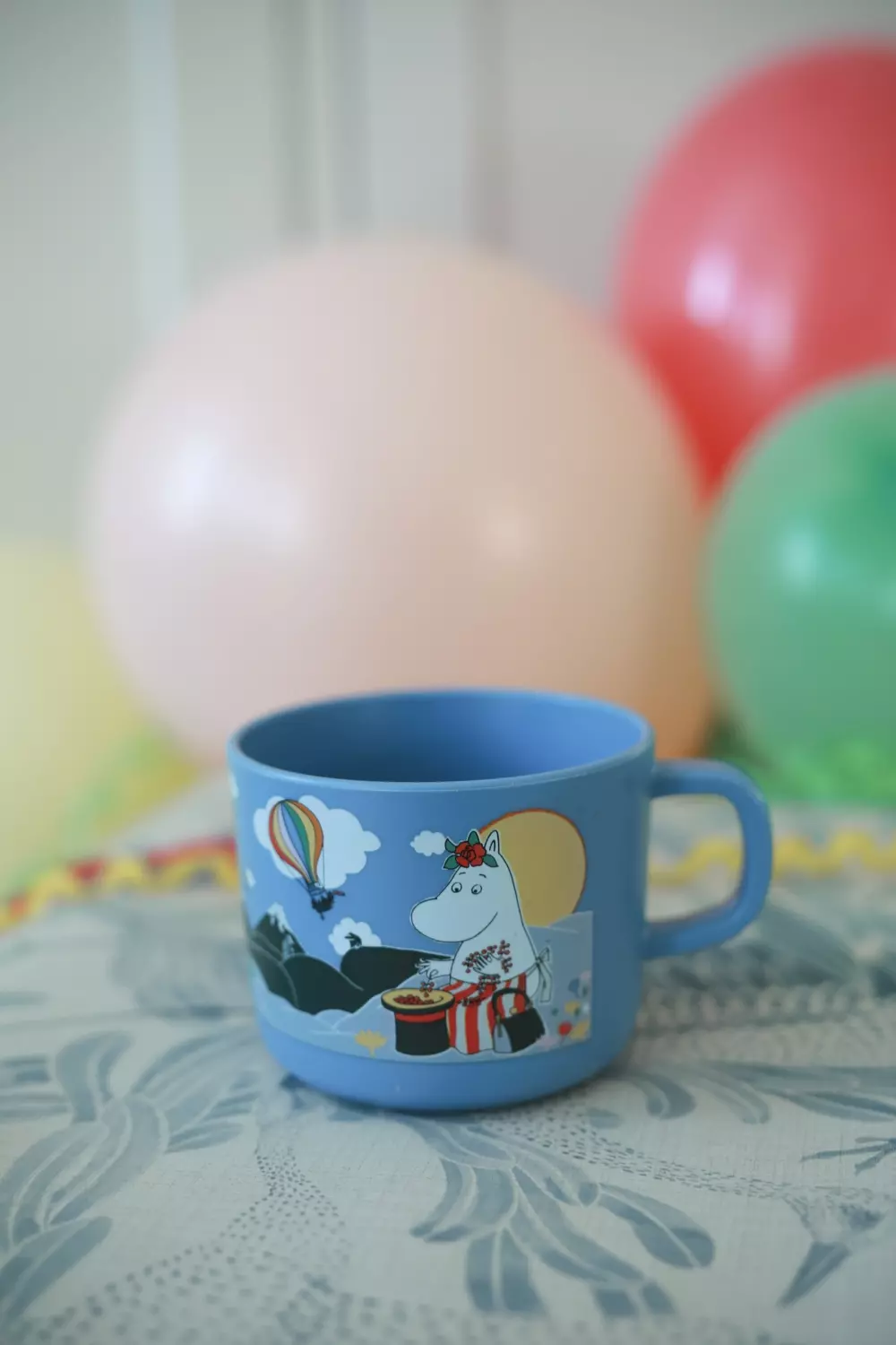 Moomin Kopp Med Håndtak, 7330786063665, 6366, Kjøkken, Barn, Moomin, Rätt Start, Mumin Festligheter, Mugg med handtag, landskap