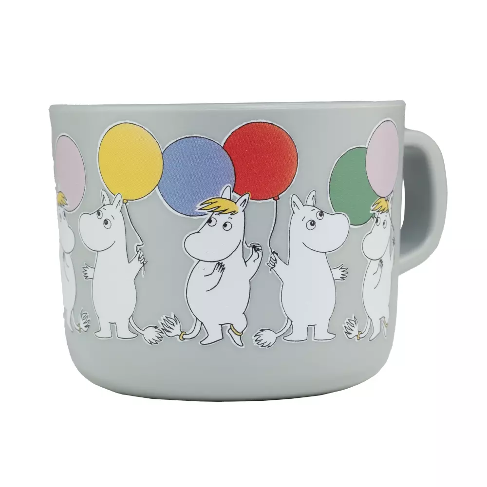 Moomin Kopp Med Håndtak Festligheter, 7330786063689, 6368, Kjøkken, Barn, Moomin, Rätt Start, Mumin Festligheter, Mugg med handtag, ballong