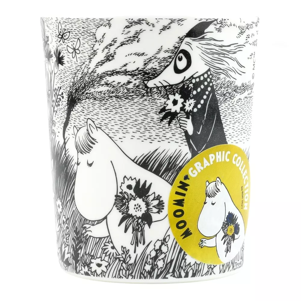 Moomin Graphic Stor Kopp Med Håndtak