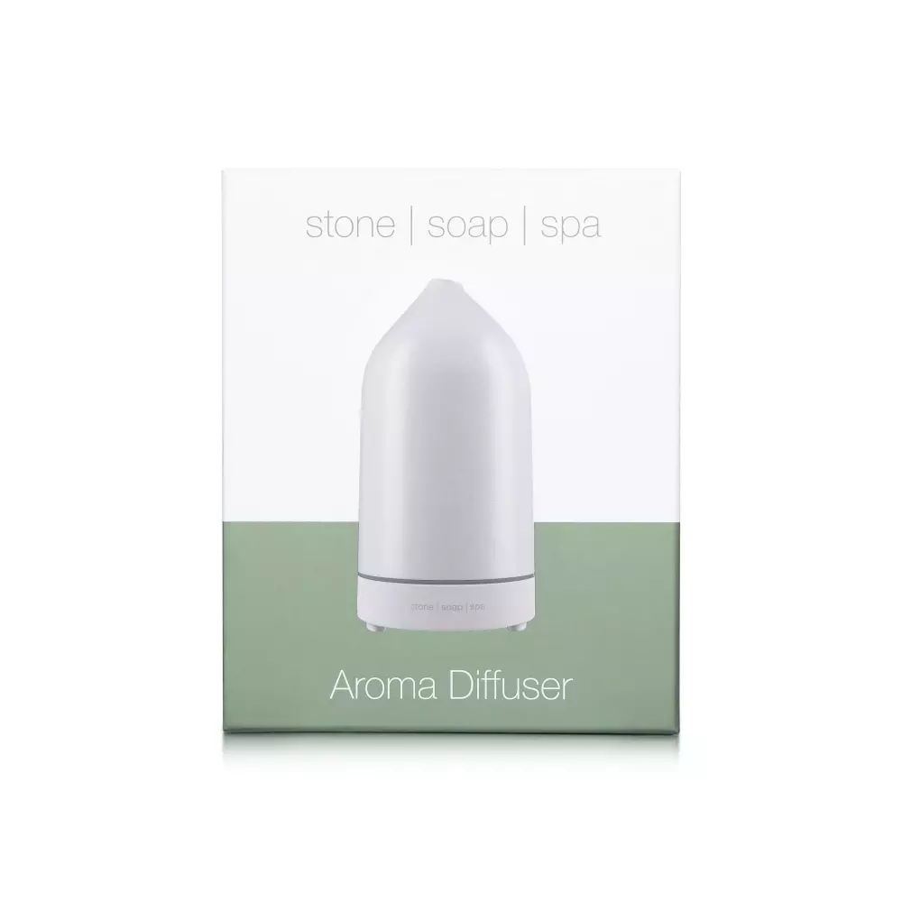 Aroma Diffuser - Hvit, 7090043722727, 702, Interiør, Duft, Stone Soap Spa, Thiink AS