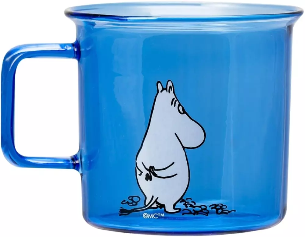 Moomin Glasskopp - Moomintrollet Blå