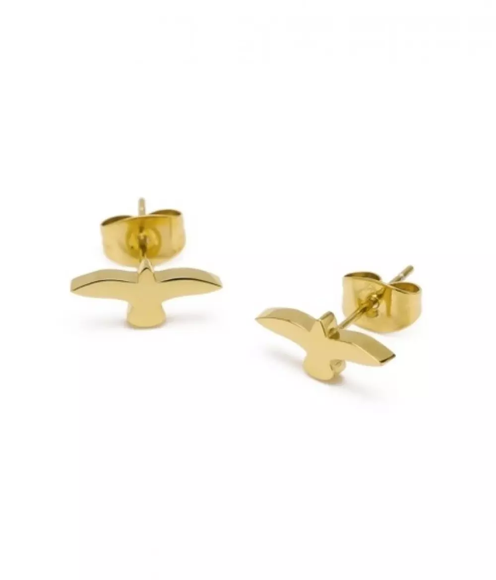 Dove Øredobber Gull, 7332866046704, 732067, Accessories, Øredobber, Bud To Rose, DOVE EARRING GOLD