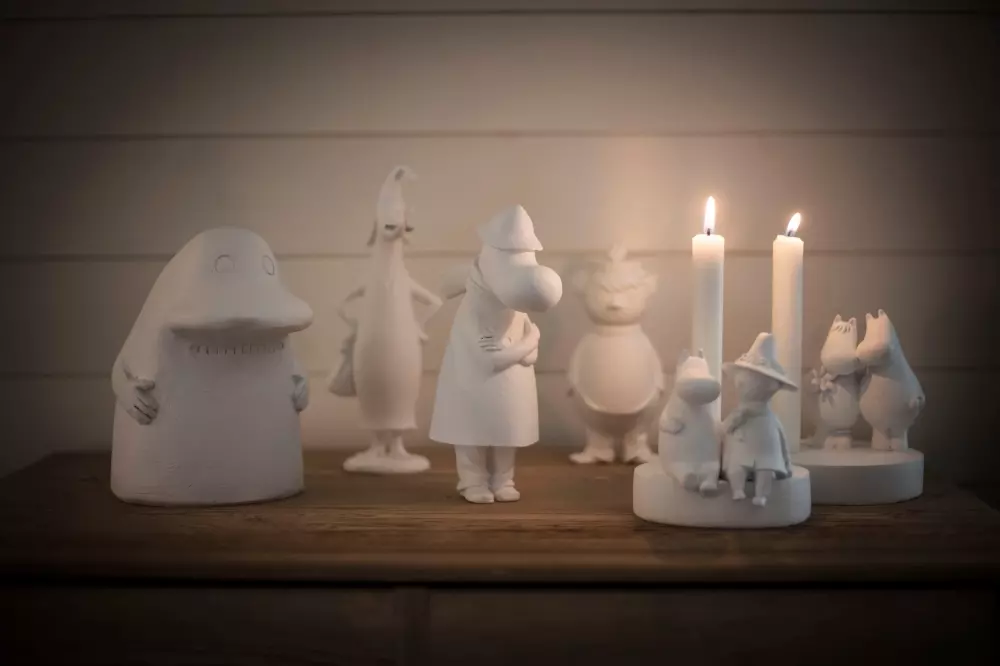 Moomin Lysestake Lykke, 7340127538455, 836568, Interiør, Lysestaker, Moomin, Mitt & Ditt, Mumin ljusstake 