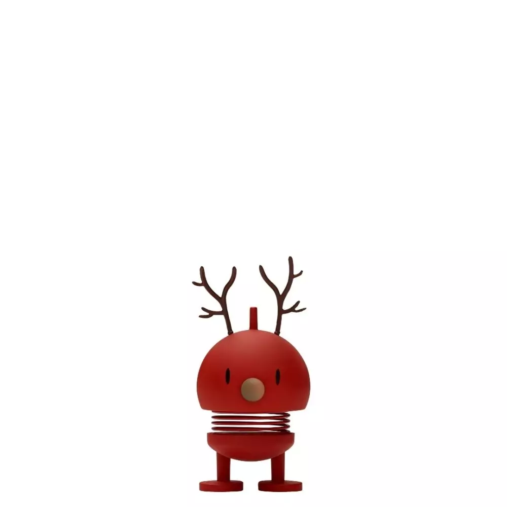 Hoptimist Small Reindeer Bumble - Berry, 5710350003686, 9005-40S, Interiør, Figurer og Dekor, Hoptimist, F&H Group A/S, Small Reindeer Bumble - Berry, 26169