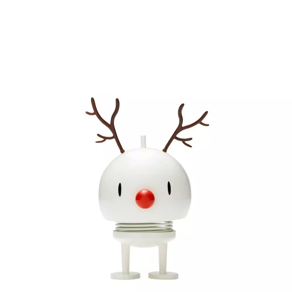 Medium Reindeer - White, 5710350004133, 9010-10, Interiør, Figurer og Dekor, Hoptimist, F&H Group A/S, 26180