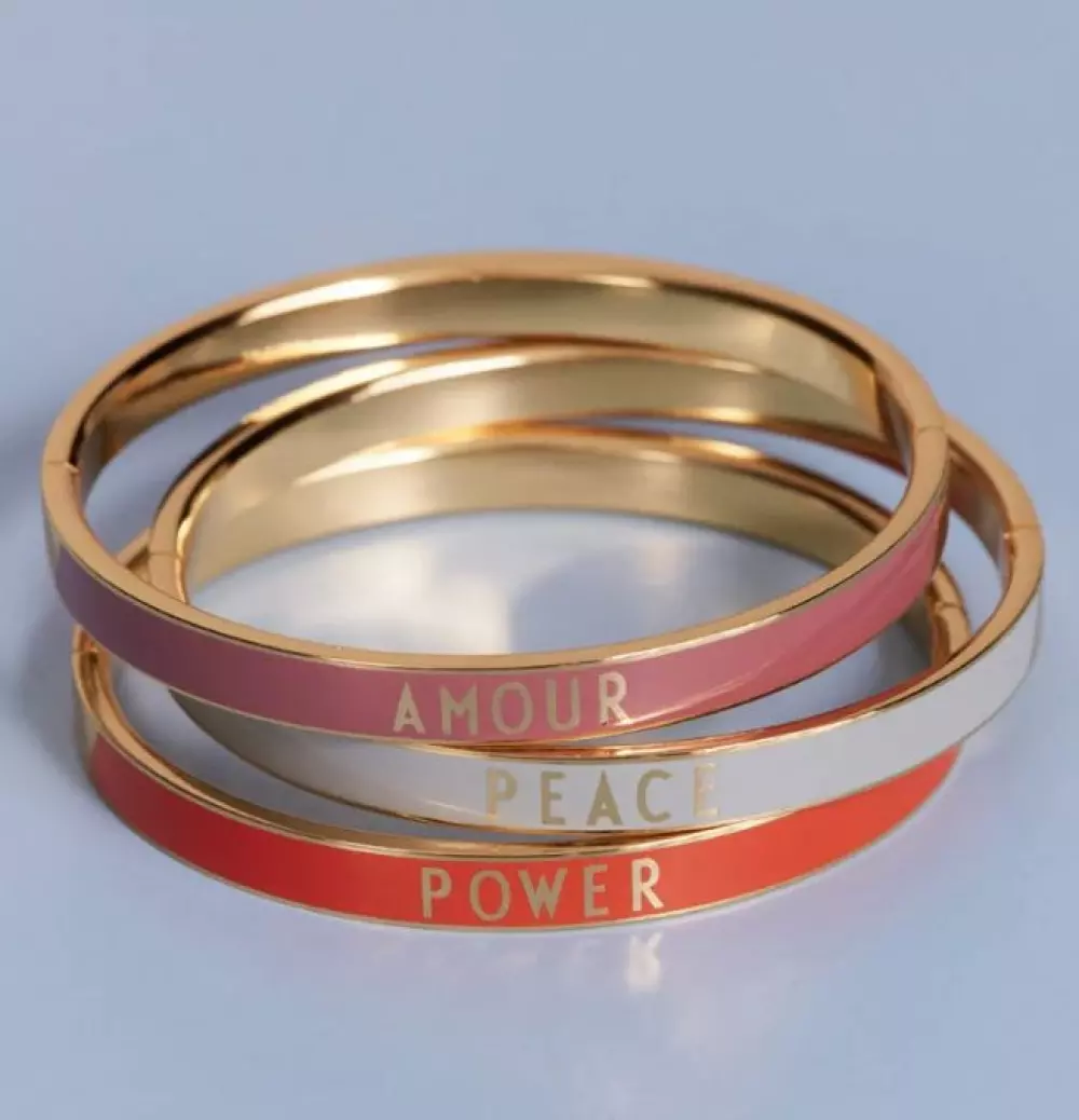 Word Candy Bangle Power, 5710498192761, 90502002OTPOWER, Accessories, Armbånd & Fotlenker, Design Letters, Word Candy Bangle