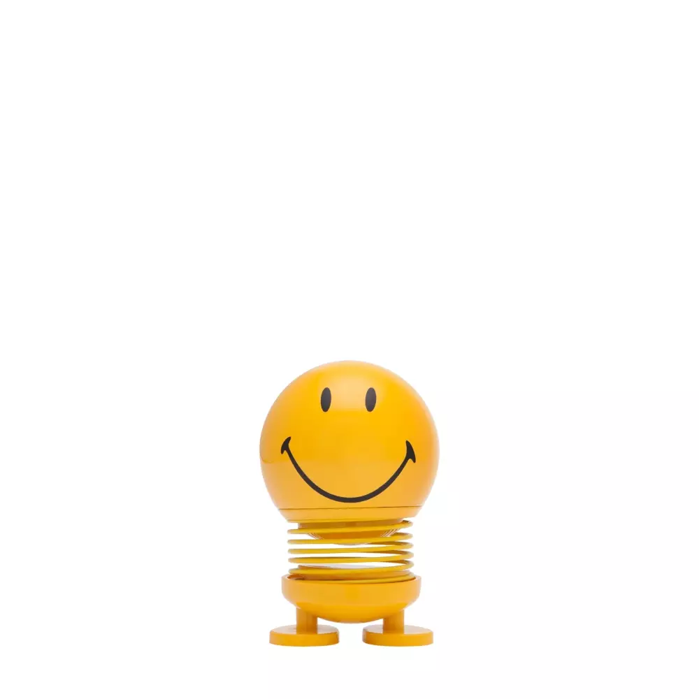 Hoptimist Small Smiley - Yellow, 5710350910212, 9102-20, Interiør, Figurer og Dekor, Hoptimist, F&H Group A/S, Small Smiley - Yellow, 26194