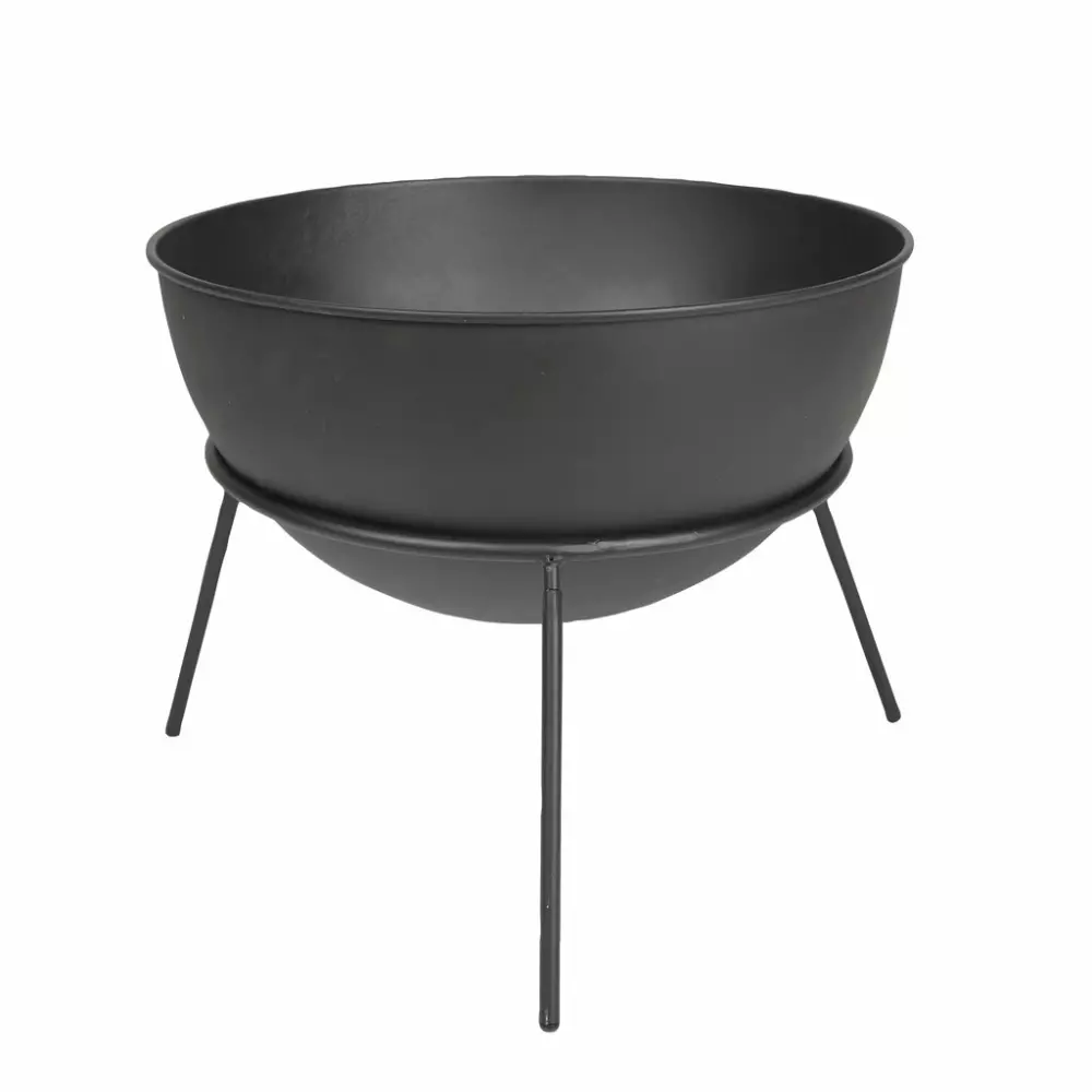 Bålpanne i Svart D61, 7072575413847, 95063, Uterom og Fritid, Bålpanner, Gus Design, Consilimo, Eld/planteringsfat, svart, D61 H50 cm