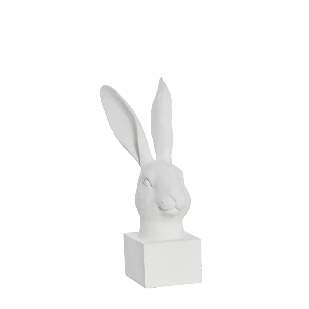 Semina Dekorasjon Hvit, 5705764767385, A00016658, Interiør, Figurer og Dekor, Lene Bjerre, Semina Easter Bunny Bust H26.2 cm.