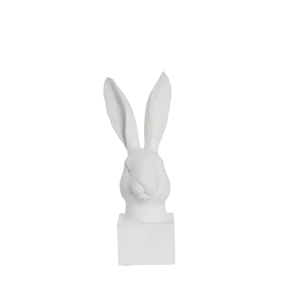 Semina Dekorasjon Hvit, 5705764767385, A00016658, Interiør, Figurer og Dekor, Lene Bjerre, Semina Easter Bunny Bust H26.2 cm.