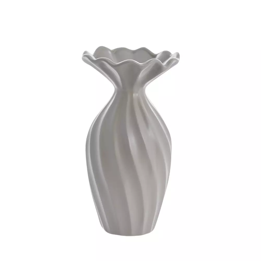 Susille Vase Ø13,5, H25 cm, 5705764771207, A00024536, Interiør, Vaser, Lene Bjerre, Susille vase Ø13.5X25 cm, Linen