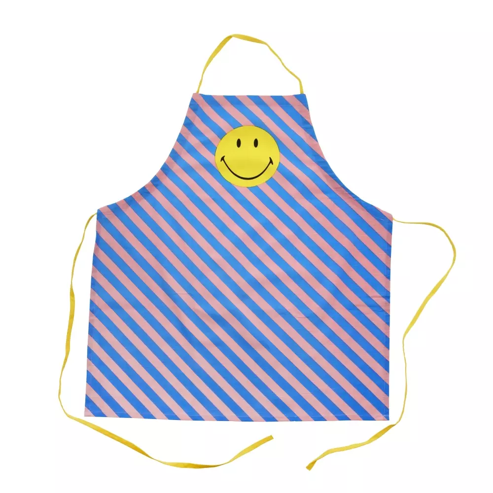 Forkle Smiley, 5708315241433, APRON-SMILST, Tekstil, Kjøkkentekstiler, Rice, Cotton Apron - Multicolor - Smiley
