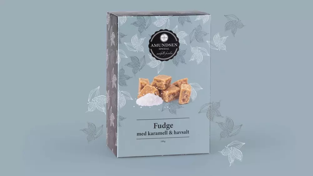 Fudge med Karamell & Havsalt, 7090039680970, AS4053, Matvarer, Sjokolade, Nøtter & Snop, Amundsen Trading
