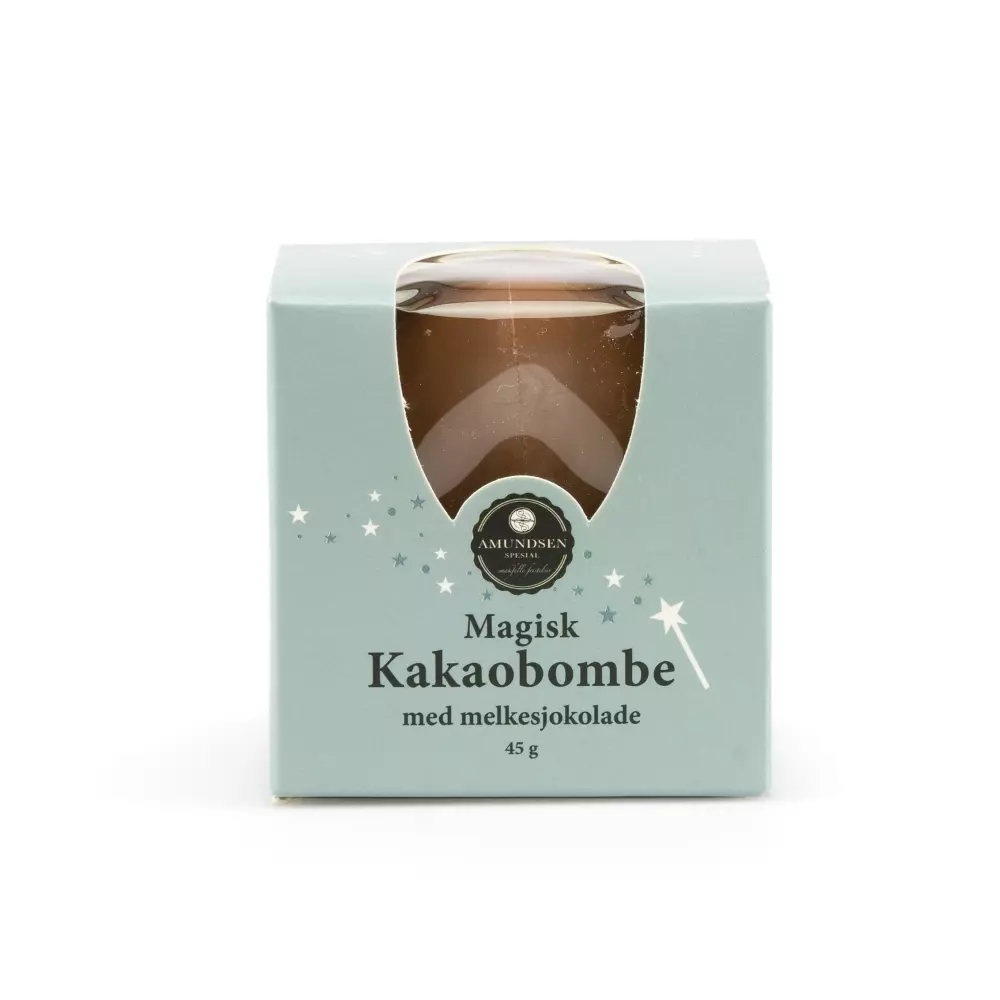 Amundsen - Kakaobombe Melkesjokolade, 7090039681687, AS4145, Matvarer, Kaffe, Te & Kakao, Amundsen Trading, Magisk Kakaobombe - Melkesjokolade
