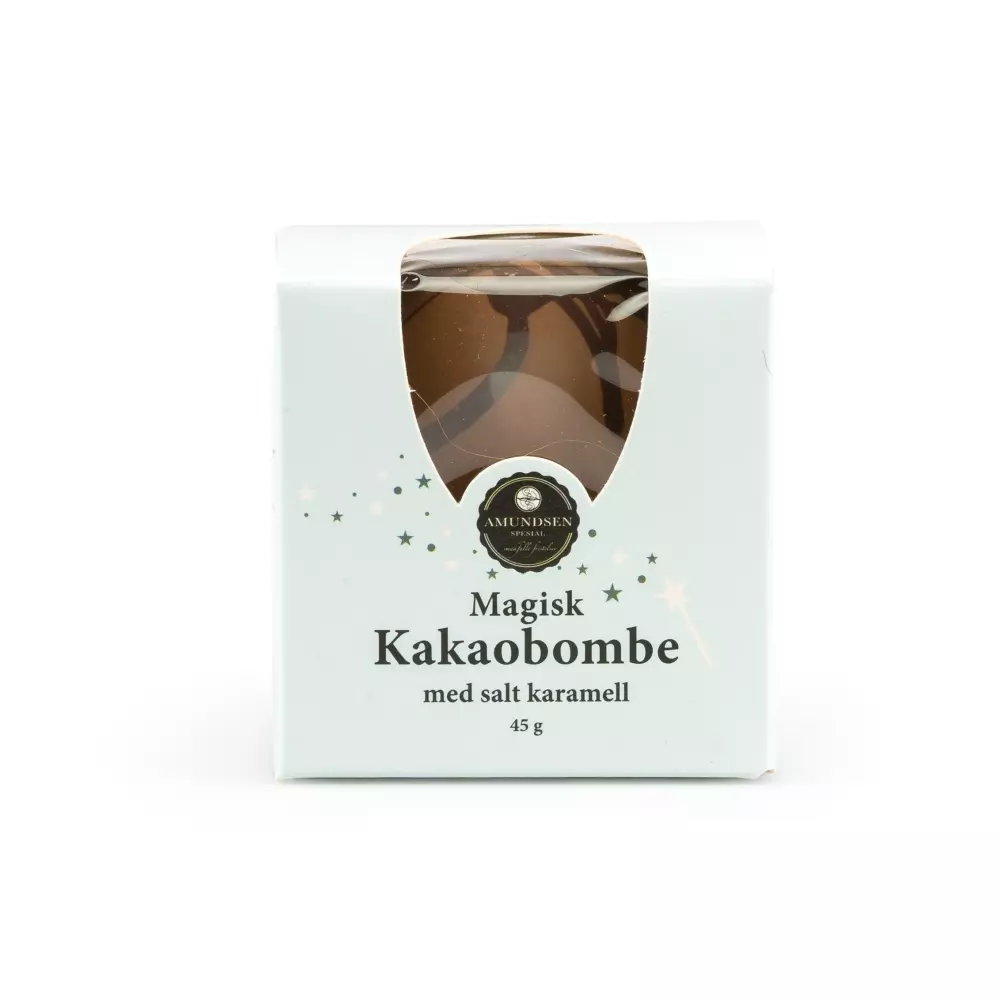 Amundsen - Kakaobombe Salt Karamell, 7090039681700, AS4147, Matvarer, Kaffe, Te & Kakao, Amundsen Trading, Magisk Kakaobombe - Salt Karamell 