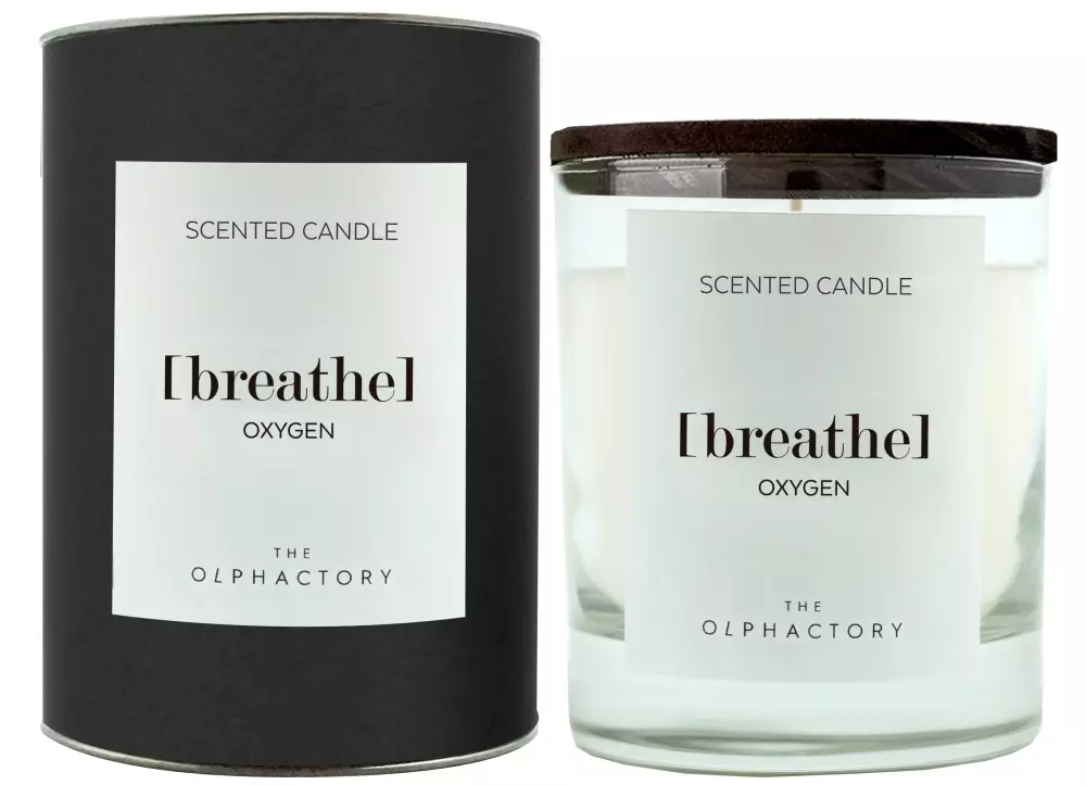 Olphactory Duftlys Breathe, 8435474418785, AVV402OXBTO, Interiør, Duft, The Olphactory, Terrigeno, Duftlys - Black