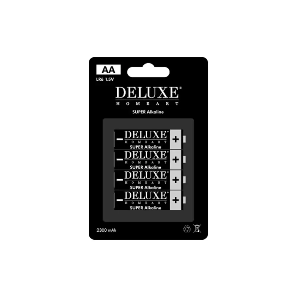 DeluxeHomeart Batterier AA, 5744001240915, BA-0001, Interiør, Lys, Deluxe Homeart, DeluxeHomeart batteries AA