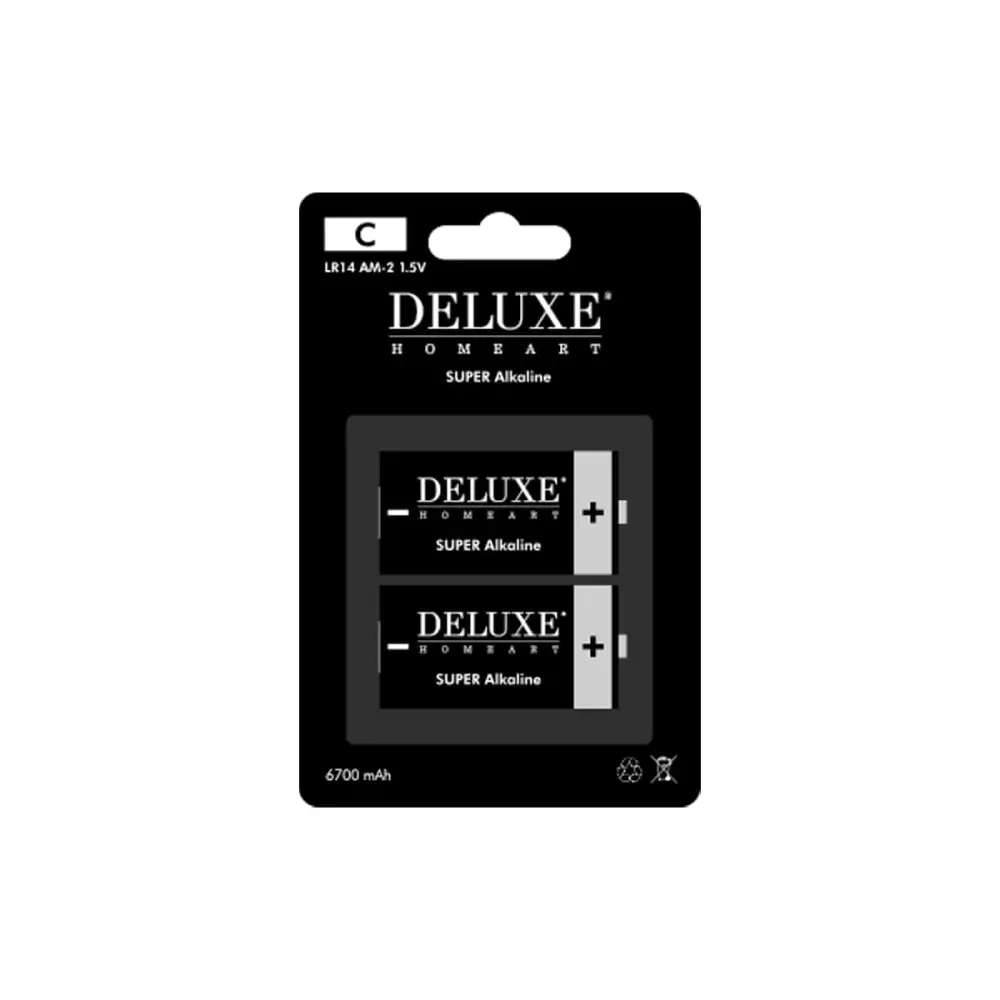 DeluxeHomeart Batterier C, 5744001240939, BA-0003, Interiør, Lys, Deluxe Homeart, DeluxeHomeart batteries C