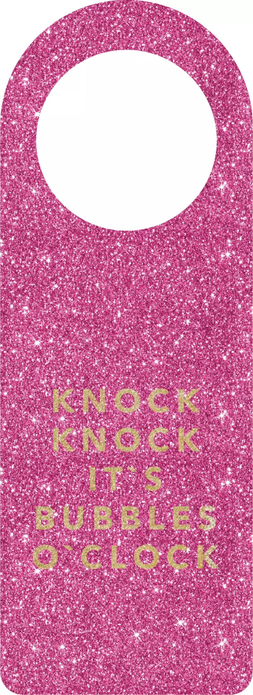 Flaskekort Knock Knock Glitter, 7073072005863, BC8, Party, Kort, NORWAY DESIGNstudio, FLASKEKORT- KNOCK KNOCK..