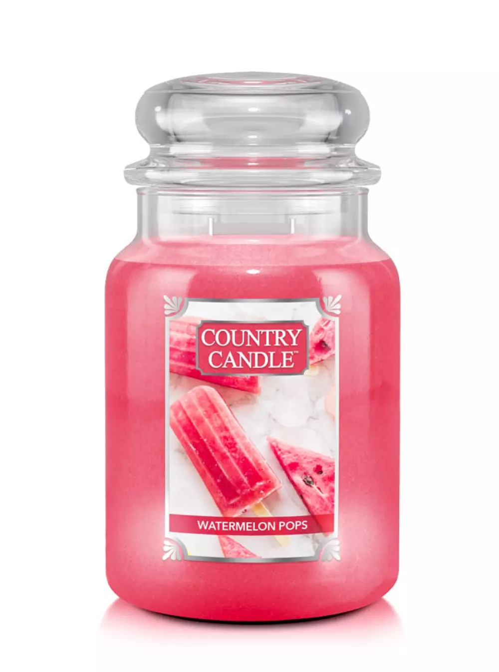 Country Candle Duftlys Large Watermelon, 846853076355, CC-0089-001005, Interiør, Duft, Country Candle, House of Månsson, Doftljus Country Candle Stor-Watermelon Pops