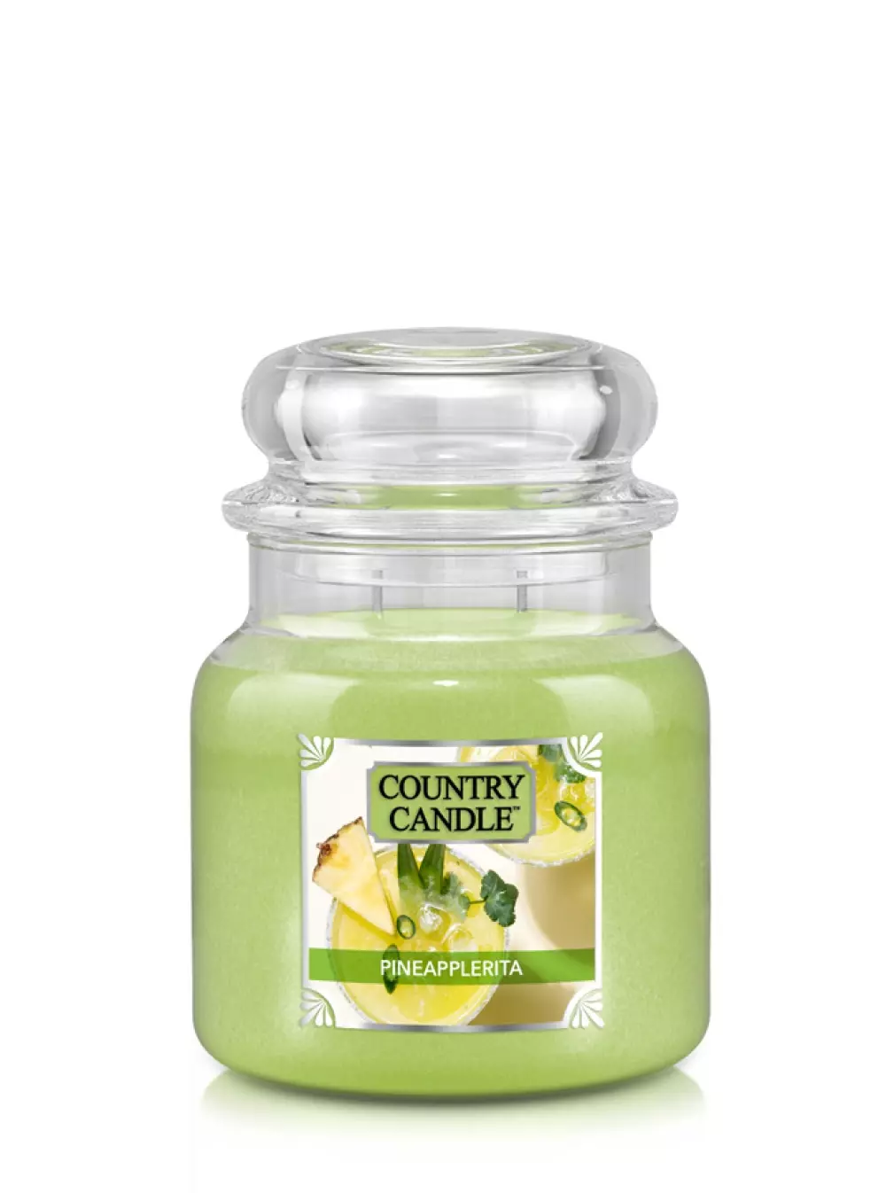 Country Candle Duftlys Medium Pineapple, 846853074986, CC-0090-000972, Interiør, Duft, Country Candle, House of Månsson, Doftljus Country Candle Mellan-Pineapplerita