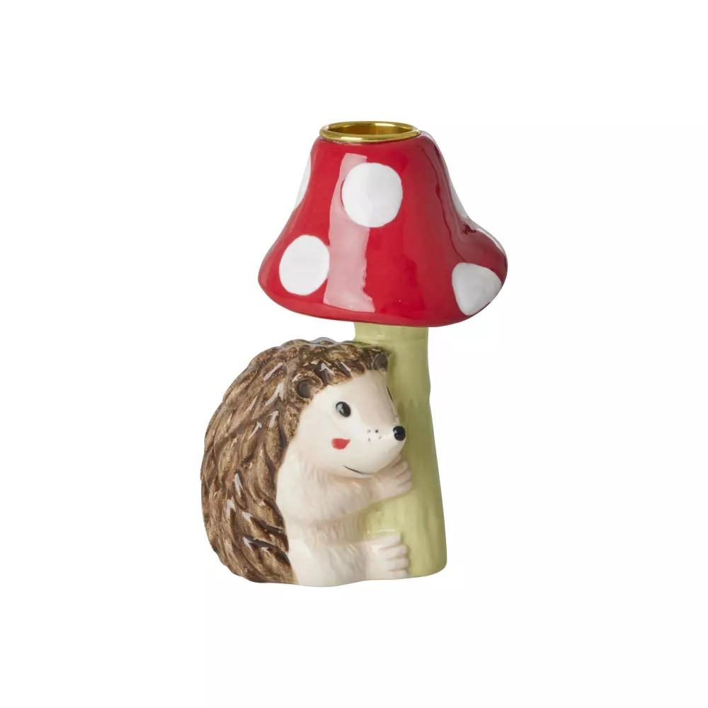 Lysestake Keramikk Piggsvin, 5708315258615, CDHOL-SPOR, Interiør, Lysestaker, Rice, Ceramic Candleholder in Hedgehog Shape