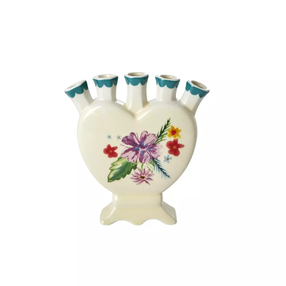 Fingervase Med Blomsterdesign