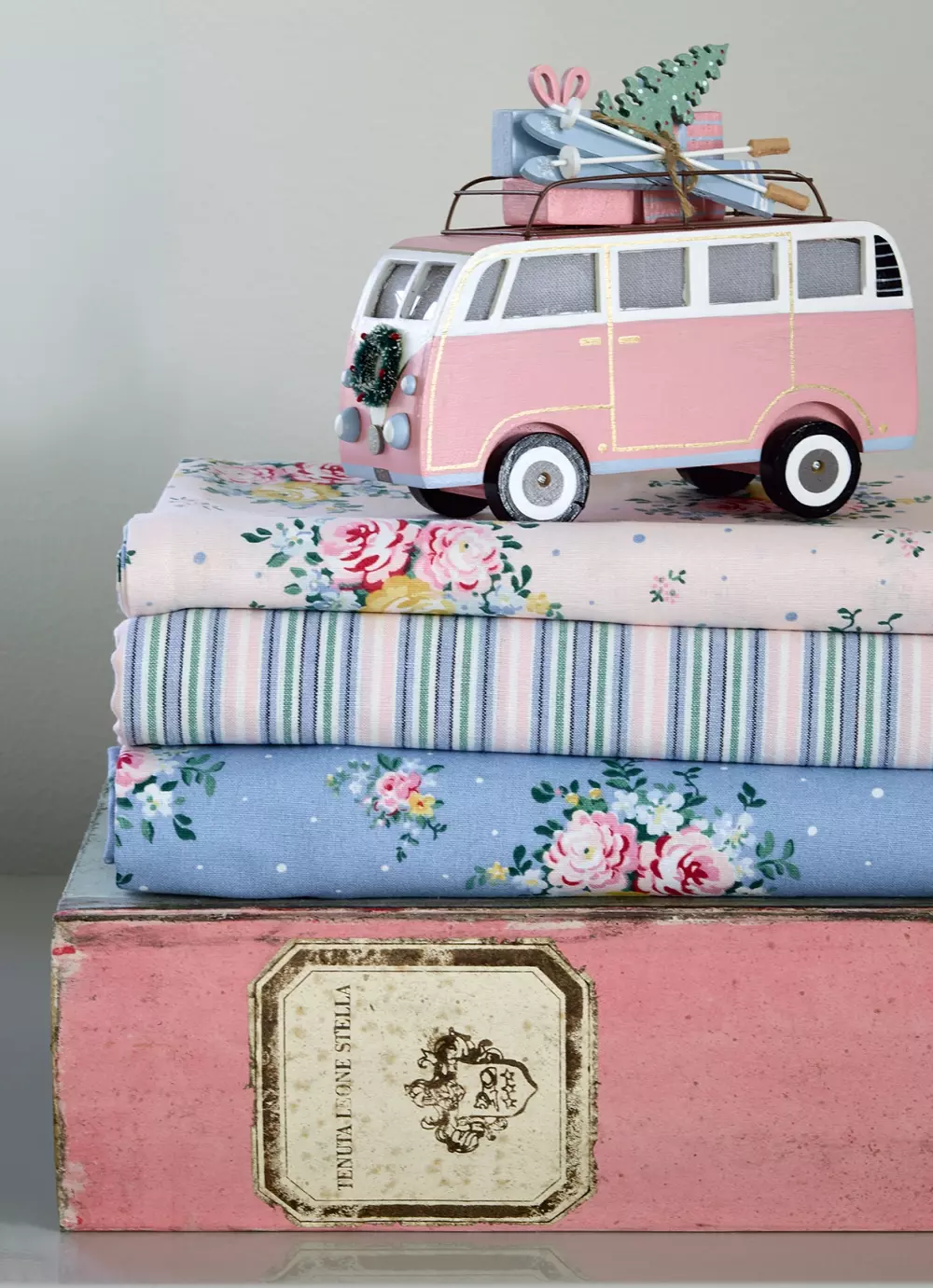 Kjøkkenhåndkle Anine Pink 50x70, 5707463467474, COTTEAANI1512, Tekstil, Kjøkkentekstiler, GreenGate, Tea towel Anine pink