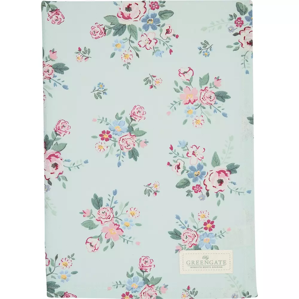 Kjøkkenhåndkle Inge-Marie Mint, 5707463478791, COTTEAINM3412, Tekstil, Kjøkkentekstiler, GreenGate, Tea towel Inge-Marie mint