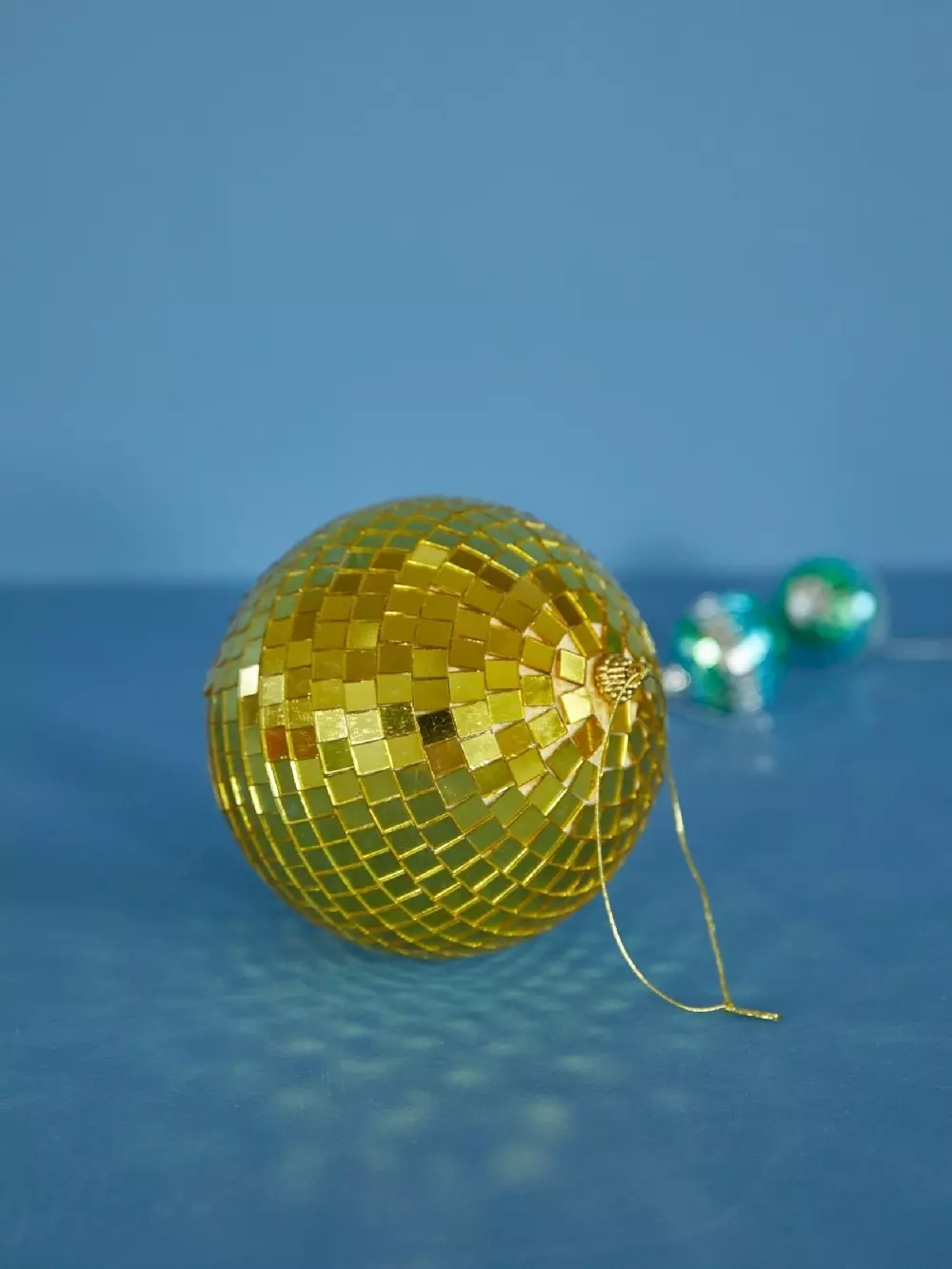 Discokule Gull M, 5708315199031, DISCO-MGOLD, Interiør, Diverse Interiør, Rice, Disco Ball in Gold - Medium