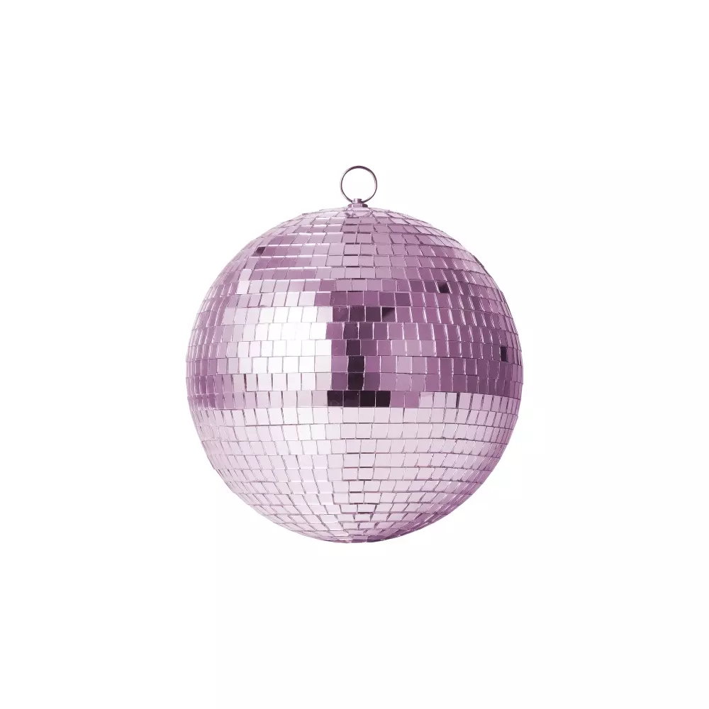 Discokule Soft Pink M, 5708315248487, DISCO-MSI, Interiør, Diverse Interiør, Rice, Disco Ball in Soft Pink - Medium
