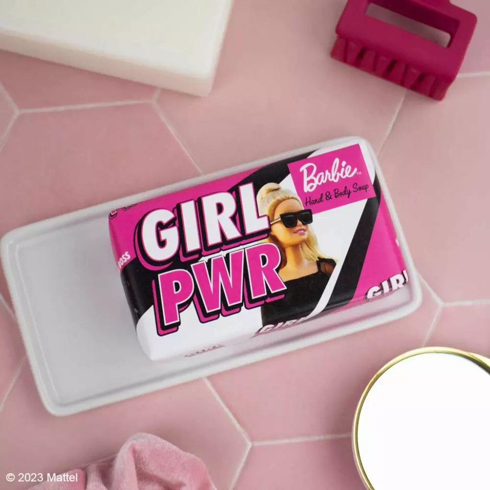 Barbie Soap - Girl Power, 840274008384, EXBS001, Baderom, Håndsåper, Barbie, Terrigeno, ESC 190g Barbie Soap GIRL POWER (Lemonade Fizz)
