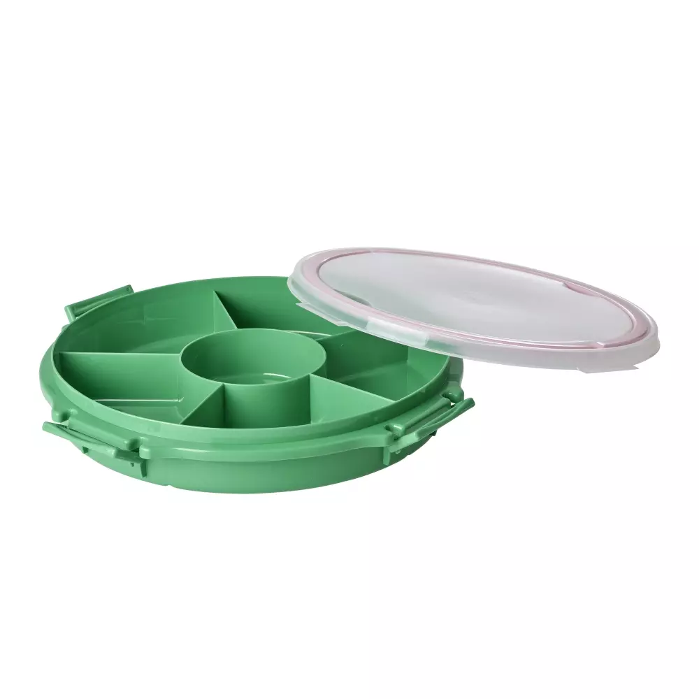 Serveringsbrett m/lokk Grønn Rice, 5708315251371, FBOX-SERG, Kjøkken, Diverse kjøkken, Rice, Serving Tray with Handle in Green