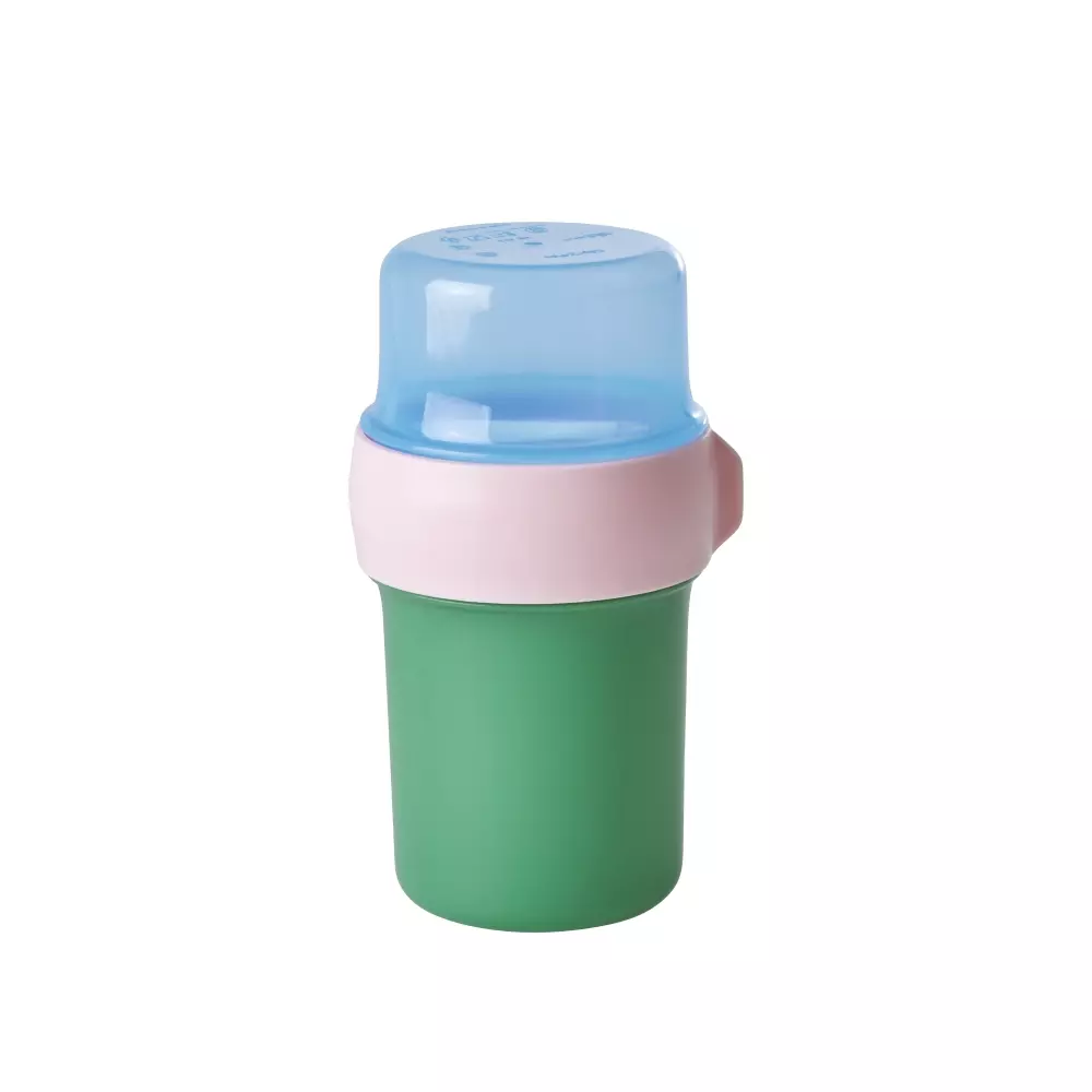 Snack Container Grønn, 5708315248982, FBOX-TOGOG, Kjøkken, Matbokser, Rice, Granola Container Color Green 400 ml/Lid in Blue 250 ml