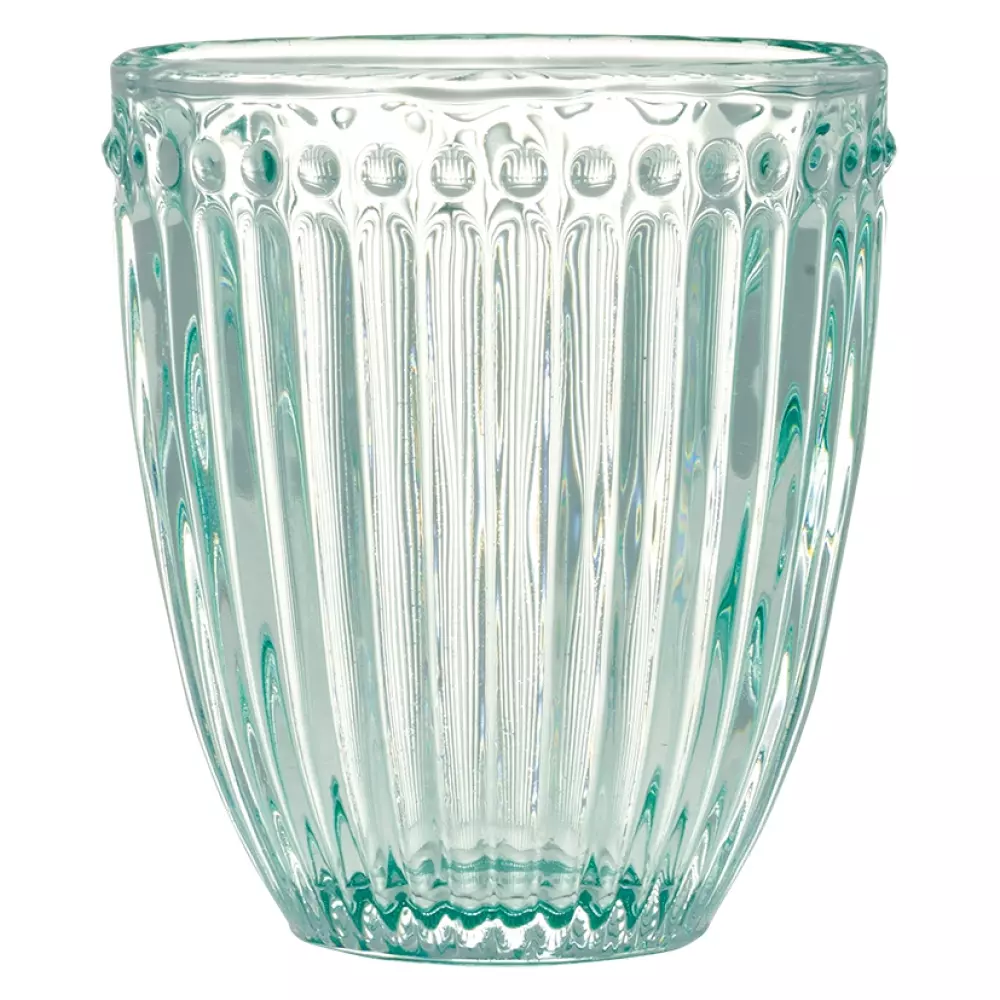 Vannglass Alice Cool Mint, 5707463471235, GLAWATAALI3406, Kjøkken, Glass, GreenGate, Water Alice cool mint