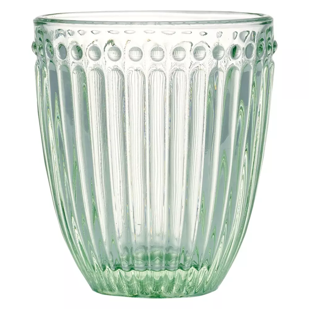 Vannglass Alice Pale Green, 5707463396354, GLAWATAALI3906, Kjøkken, Glass, GreenGate, Water Alice pale green