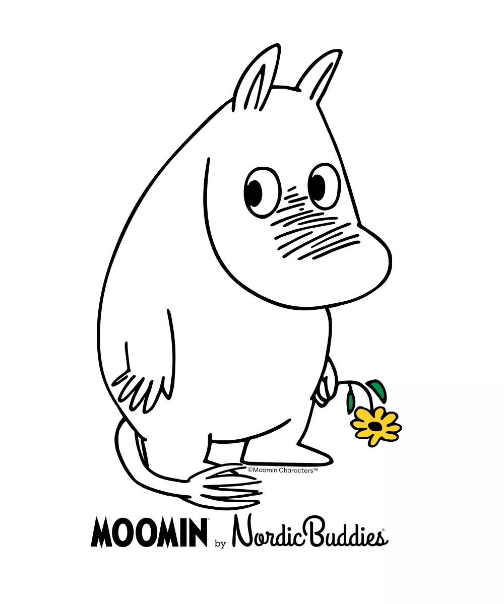 Moomin Tote Bag - Hattifnattene Blå, 0714770416984, HATT2A, Accessories, Vesker, Moomin, Oy Bisly LTD, Tote Bag