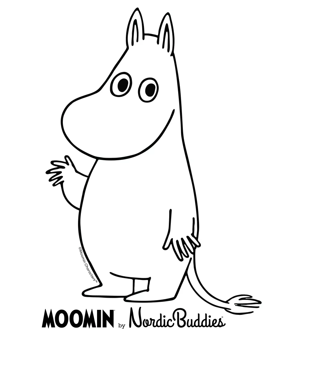 Moomin Tote Bag - Hattifnattene Blå, 0714770416984, HATT2A, Accessories, Vesker, Moomin, Oy Bisly LTD, Tote Bag