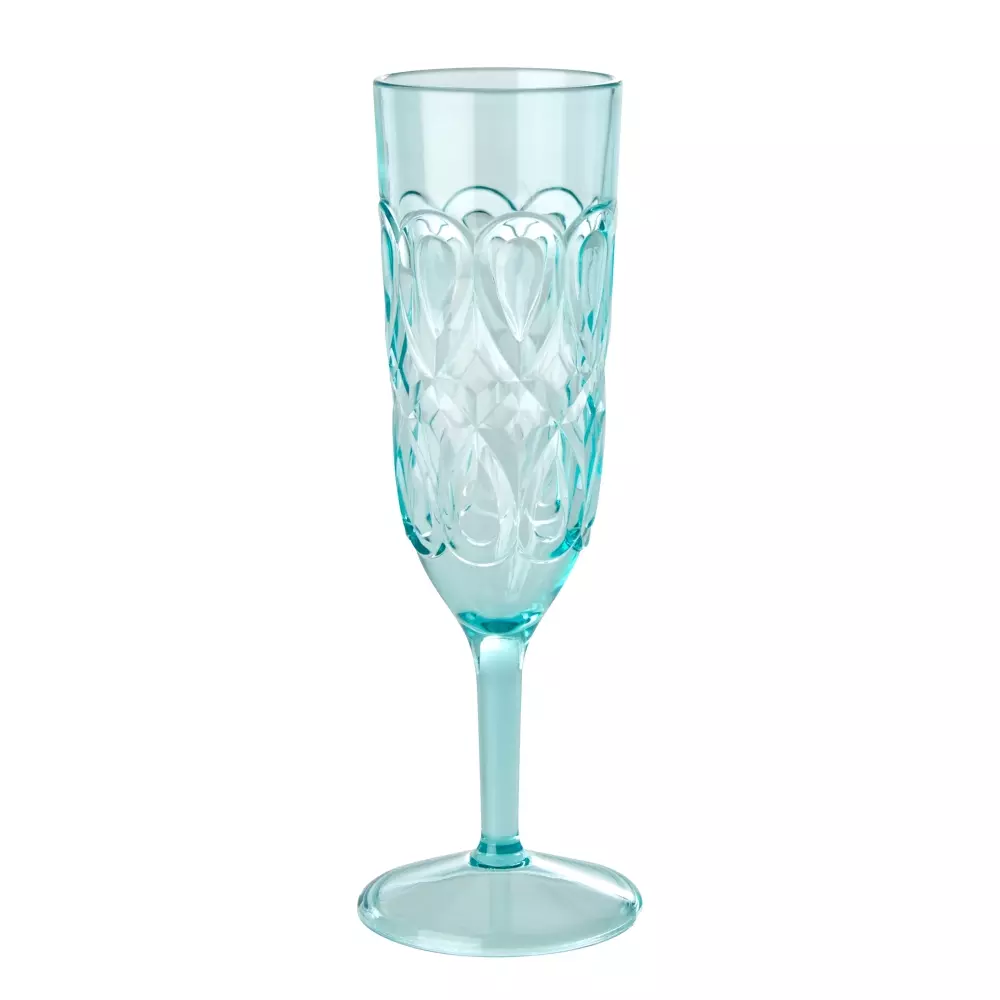 Champagneglass Akryl Mint, 5708315198287, HSCHG-SWMI, Kjøkken, Glass, Rice, Acrylic Champagne Glass - Mint