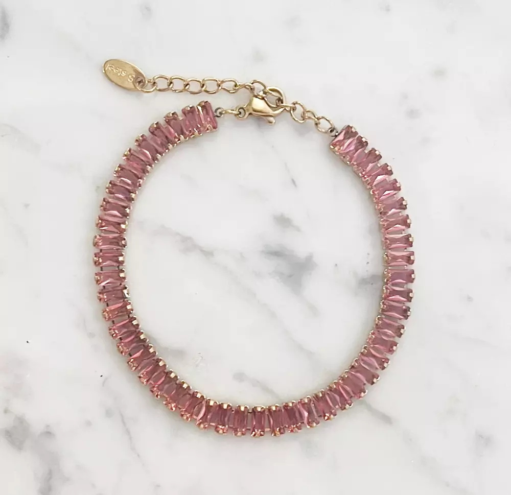 Armbånd Verdens Beste Mamma Rosa