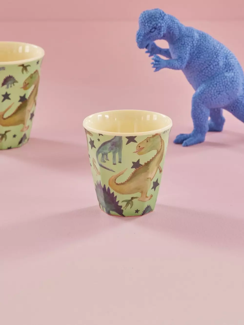 Melaminkopp Dino H7,5, 5708315201581, KICUP-DIN, Kjøkken, Melamin- & Treservise, Rice, Melamine Kids Cup with Dino print - Small - 160 ml