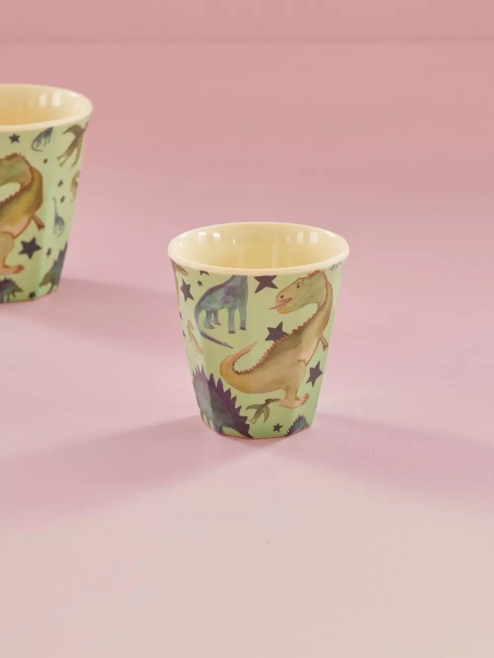 Melaminkopp Dino H7,5, 5708315201581, KICUP-DIN, Kjøkken, Melamin- & Treservise, Rice, Melamine Kids Cup with Dino print - Small - 160 ml