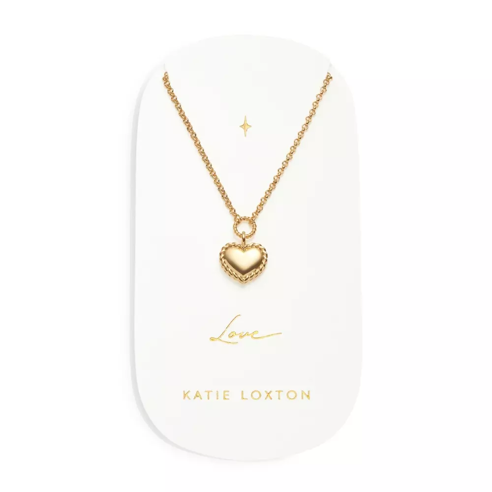 Love Heart Smykke Love, 5056625430871, KLJ6113, Accessories, Smykker, KATIE LOXTON, NORWAY DESIGNstudio, LOVE HEART NECKLACE | LOVE