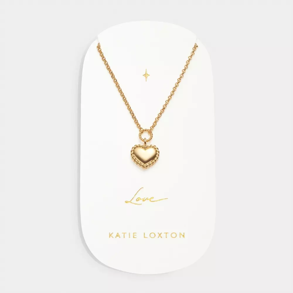 Love Heart Smykke Love, 5056625430871, KLJ6113, Accessories, Smykker, KATIE LOXTON, NORWAY DESIGNstudio, LOVE HEART NECKLACE | LOVE