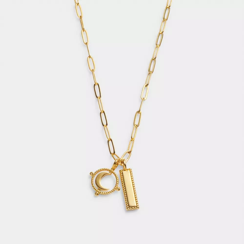 Carded Charm Smykke To The Moon & Back, 5056625431564, KLJ6212, Accessories, Smykker, KATIE LOXTON, NORWAY DESIGNstudio, CARDED CHARM NECKLACE | TO THE MOON & BACK