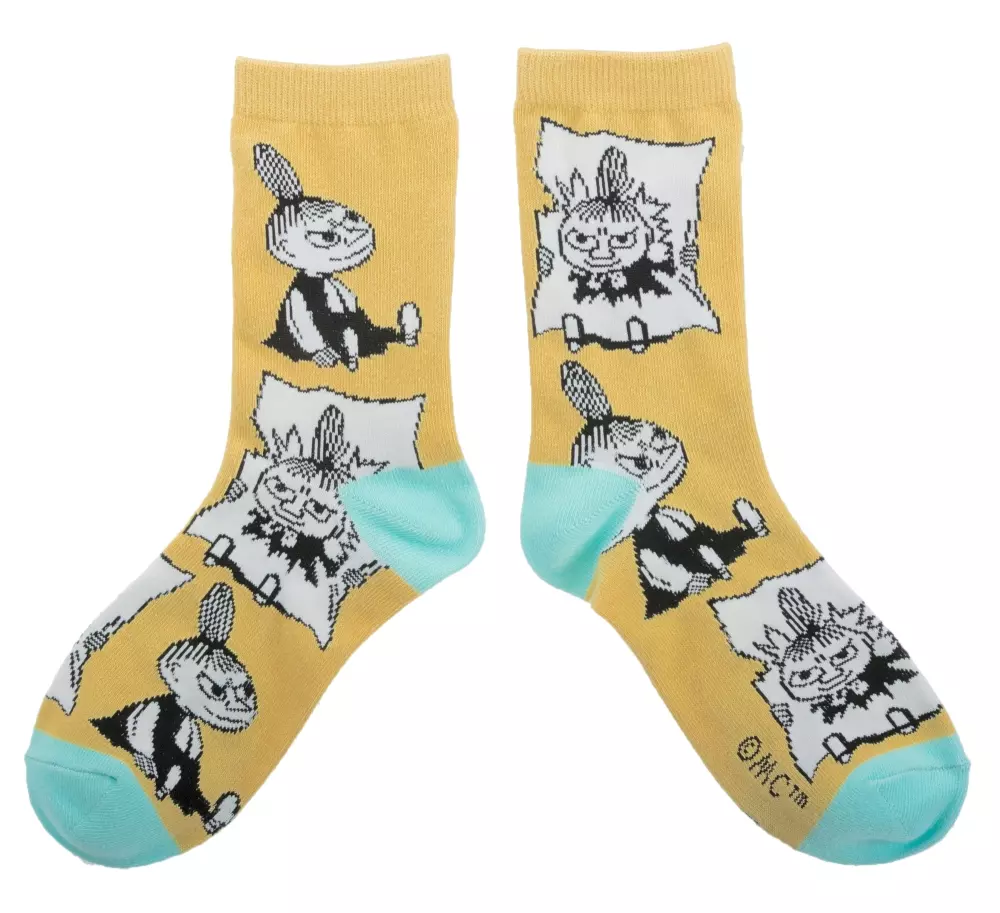 Moomin Strømper Lille My Gul, 6430049841229, LMY17J, Accessories, Strømper, Moomin, Oy Bisly LTD, Socks Ladies