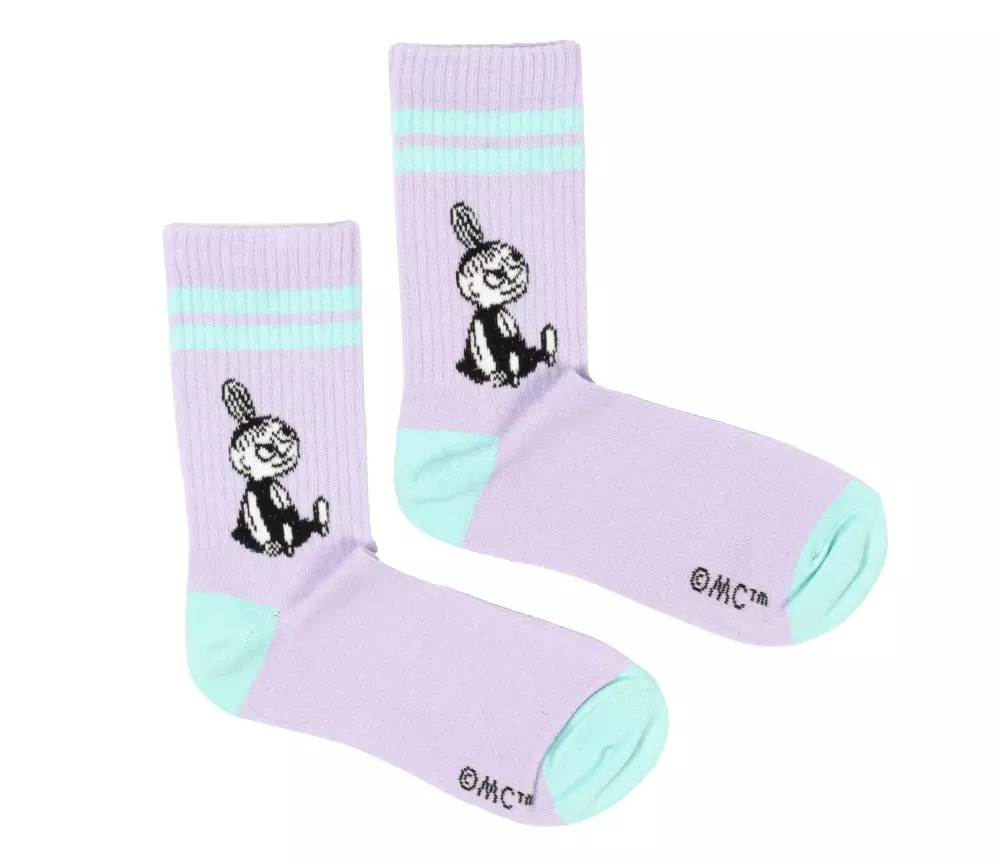 Moomin Retro Strømper Lille My Lilla, 6430079180749, LMY23H, Accessories, Strømper, Moomin, Oy Bisly LTD, Retro Socks Ladies