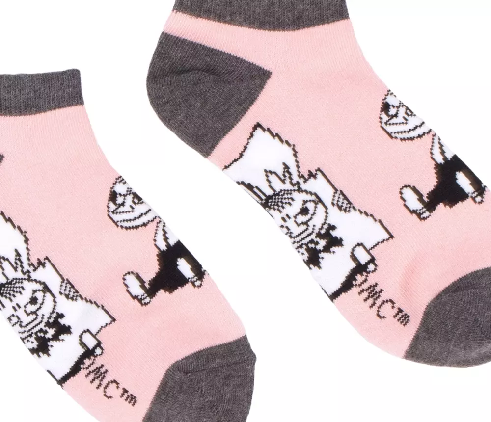 Moomin Ankelstrømper Lille My Rosa, 6430079187922, LMY34C, Accessories, Strømper, Moomin, Oy Bisly LTD, Ankle Socks Classic Ladies