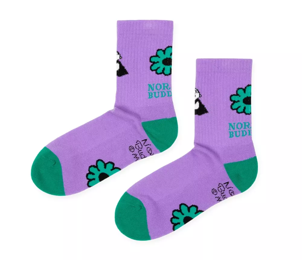 Moomin Retro Strømper Lille My Multi, 0714770422718, LMY36D, Accessories, Strømper, Moomin, Oy Bisly LTD, Retro Socks Ladies